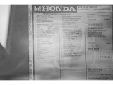 2022 Honda Pilot Special Edition Window Sticker