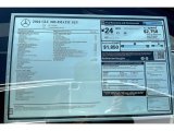 2022 Mercedes-Benz GLC 300 4Matic Window Sticker