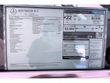 2022 Mercedes-Benz GLE 350 Window Sticker