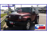 2007 Red Rock Crystal Pearl Jeep Wrangler Sahara 4x4 #14368952