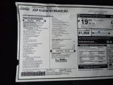 2022 Jeep Gladiator Mojave 4x4 Window Sticker