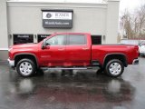 Cherry Red Tintcoat Chevrolet Silverado 3500HD in 2021