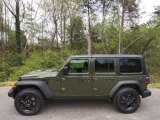 2022 Sarge Green Jeep Wrangler Unlimited Sport Altitude 4x4 #144078063
