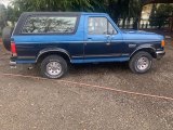 1989 Bright Regatta Blue Metallic Ford Bronco XLT 4x4 #144078055