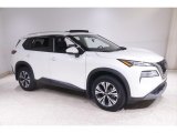 2021 Pearl White Tricoat Nissan Rogue SV AWD #144078177