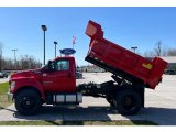 2022 Race Red Ford F750 Super Duty XL Regular Cab Dump Truck #144084940