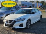 Pearl White Tricoat Nissan Maxima in 2019