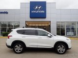Quartz White Hyundai Santa Fe in 2022