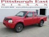 2004 Aztec Red Nissan Frontier XE V6 King Cab 4x4 #14369255