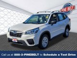 Crystal White Pearl Subaru Forester in 2020