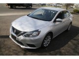 2017 Brilliant Silver Nissan Sentra SV #144125125