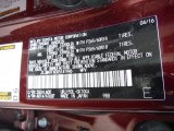 2016 GX Color Code for Claret Mica - Color Code: 3S0