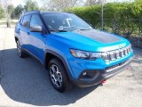 Laser Blue Pearl Jeep Compass in 2022