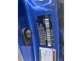 2022 C-HR Color Code for Blue Eclipse Metallic - Color Code: 8X2