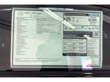 2022 Mercedes-Benz C 300 Coupe Window Sticker