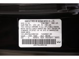 2018 Q60 Color Code for Midnight Black - Color Code: GAG