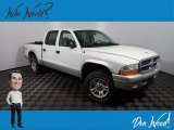 2004 Bright White Dodge Dakota SLT Quad Cab 4x4 #144184025