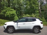 2022 Bright White Jeep Compass Trailhawk 4x4 #144183083