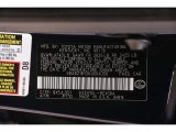 2019 ES Color Code for Nightfall Mica - Color Code: 8X5