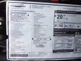 2022 Chrysler Pacifica Touring L AWD Window Sticker
