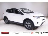 Super White Toyota RAV4 in 2018