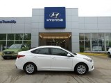 Frost White Pearl Hyundai Accent in 2022