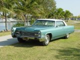 1966 Cadillac DeVille Post Sedan Front 3/4 View
