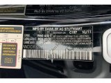 2012 SLS Color Code for Obsidian Black Metallic - Color Code: 197