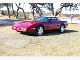1989 Dark Red Metallic Chevrolet Corvette Convertible #144183029