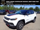 2022 Bright White Jeep Compass Trailhawk 4x4 #144183375