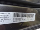 2020 Charger Color Code for Granite - Color Code: PAU
