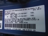 2019 Tacoma Color Code for Cavalry Blue - Color Code: 8W2