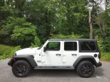 2022 Bright White Jeep Wrangler Unlimited Sport Altitude 4x4 #144280033