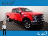 Race Red Ford F250 Super Duty in 2021
