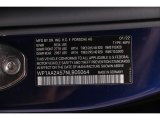 2022 Porsche Macan  Info Tag
