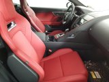 2023 Jaguar F-TYPE P450 AWD R-Dynamic Coupe Mars Red/Flame Red Stitching Interior