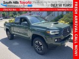 2022 Army Green Toyota Tacoma TRD Sport Access Cab 4x4 #144319121