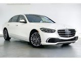 2022 Mercedes-Benz S Cashmere White Magno (Matte)