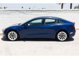 2021 Tesla Model 3 Deep Blue Metallic