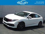 White Orchid Pearl Honda Civic in 2019
