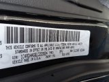 2020 Durango Color Code for DB Black - Color Code: PXJ