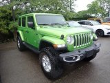 2018 Jeep Wrangler Unlimited Sahara 4x4 Front 3/4 View