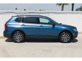 Blue Silk Metallic Volkswagen Tiguan in 2019
