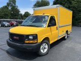 2017 Yellow GMC Savana Cutaway 3500 Commercial Moving Truck #144376328