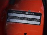 1970 Plymouth Cuda Hemi Info Tag