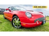 2002 Torch Red Ford Thunderbird Deluxe Roadster #144398962