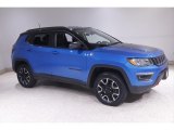 Laser Blue Pearl Jeep Compass in 2019
