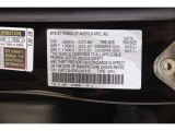 2019 RDX Color Code for Majestic Black Pearl - Color Code: NH893P