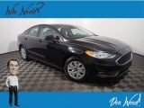 2020 Agate Black Ford Fusion S #144424519