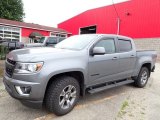 2019 Satin Steel Metallic Chevrolet Colorado Z71 Crew Cab 4x4 #144437305